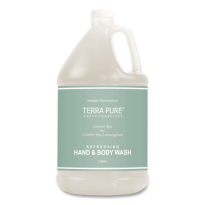 Terra Pure Body Wash Gallon, Green Tea Lemongrass Scent, 1 g
