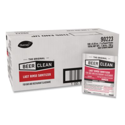 Beer Clean Last Rinse Glass Sanitizer, Unscented, Powder, 0.