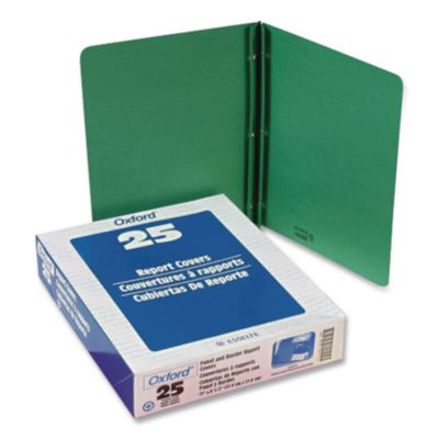 Title Panel And Border Front Report Cover, Three-Prong Faste