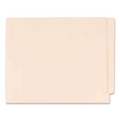 Manila End Tab Folders, 9.5" High Front, Straight 1-Ply Tabs
