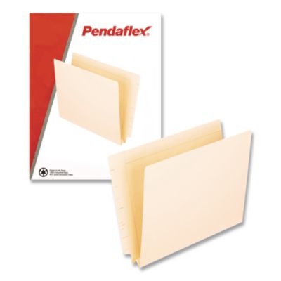 Manila End Tab Expansion Folders, Straight Tabs, Letter Size
