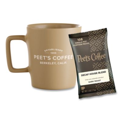 Coffee Portion Packs, Decaf House Blend, 2.5 oz Frack Pack,