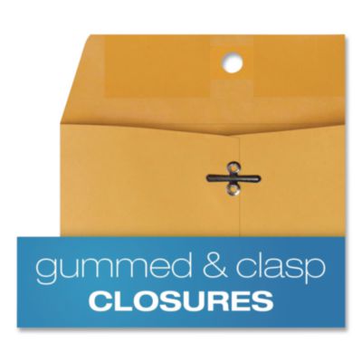 Clasp Envelope, 28 lb Bond Weight Kraft, #68, Square Flap, C