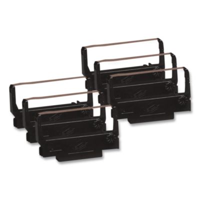 E2117 Compatible Ribbon, Black/Red, 6/Box