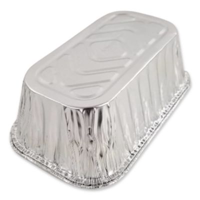 Aluminum Baking Pan, #1 Loaf, 1 lb Capacity, 5.72 x 3.31 x 2