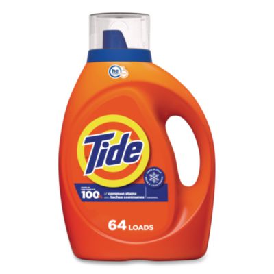 HE Laundry Detergent, Original Scent, Liquid, 64 Loads, 80 o