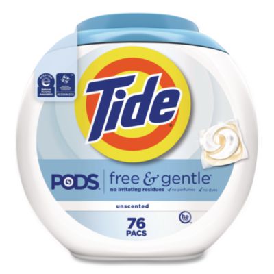 PODS Laundry Detergent, HE Compatible, Free and Gentle, 56 o
