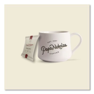 Premium Coffee, French Roast, Ground Portion Packs, 18/Carto