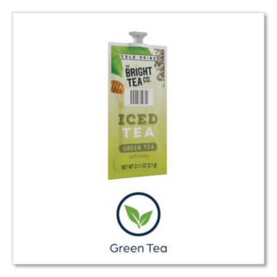 The Bright Tea Co. Iced Green Tea with Honey Freshpack, 100/