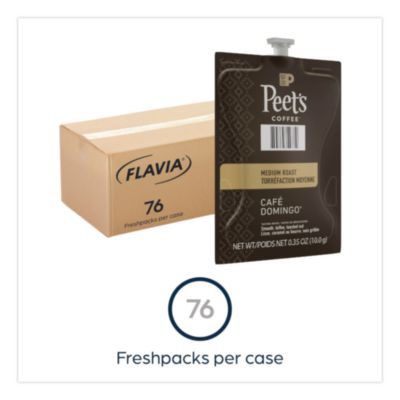 Peet's Coffee Cafe Domingo Freshpack, 76/Carton