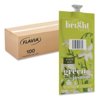 The Bright Tea Co. Green with Jasmine Tea Freshpack, 100/Car