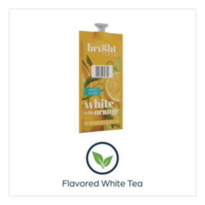 The Bright Tea Co. White with Orange Tea Freshpack, 100/Cart