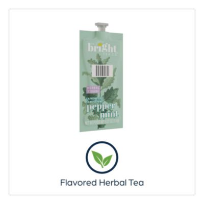 The Bright Tea Co. Peppermint Herbal Tea Freshpack, 100/Cart