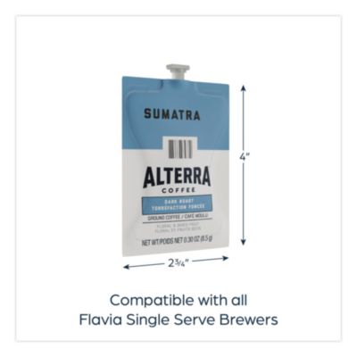 Alterra Sumatra Coffee Freshpack, 100/Carton