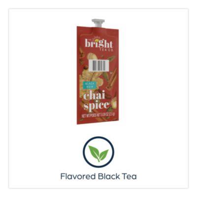 The Bright Tea Co. Chai Spice Black Tea Freshpack, 100/Carto