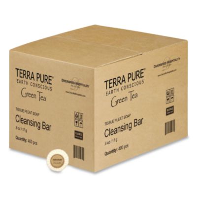 Terra Pure Cleansing Bar, Green Tea Lemongrass Scent, 0.6 oz