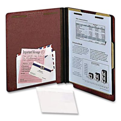Self-Adhesive Pockets, 6" x 4", Clear Front/White Back, 100/