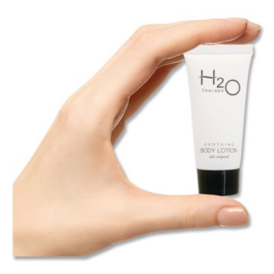 H2O Therapy Single Use Body Lotion, 0.85 oz Tube, White Tea