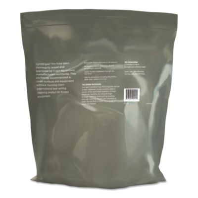 Gym Wipes Professional, 1-Ply, 6 x 8, Unscented, White, 700/