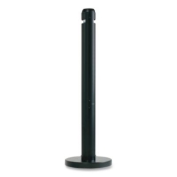 Smoker's Pole, Round, Steel, 0.9 gal, 4 dia x 41h, Black