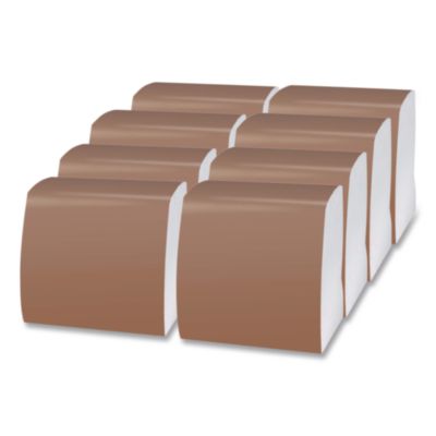 1/4-Fold Dinner Napkins, 1-Ply, 16.75  x 17, White, 250/Pack