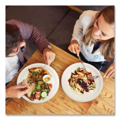 Compostable Molded Fiber Dinnerware, ProPlanet Seal, Plate,