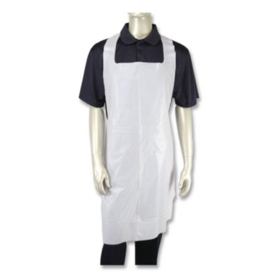Heavyweight Poly Aprons, 28 x 46, 1.77 mil, One Size Fits Mo