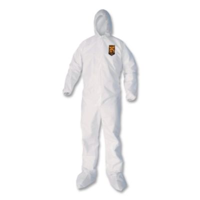 KleenGuard A40 Coveralls, Elastic Wrists, Ankles, Back, Hood