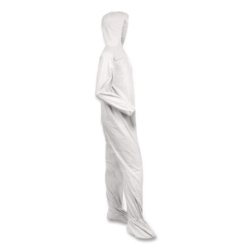 KleenGuard A40 Coveralls, Elastic Wrists, Ankles, Back, Hood