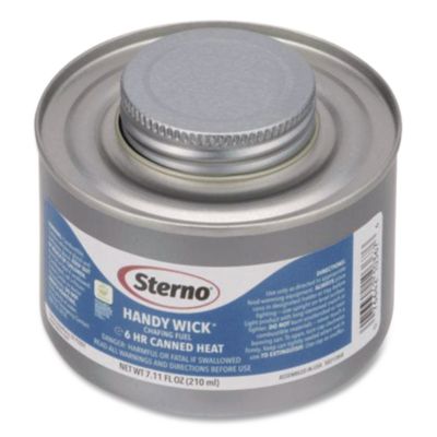 Chafing Fuel Can With Stem Wick, Methanol, 6 Hour Burn, 1.89