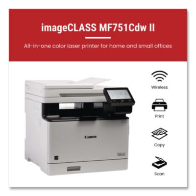 imageCLASS MF751Cdw II, Wireless Multifunction Laser Printer