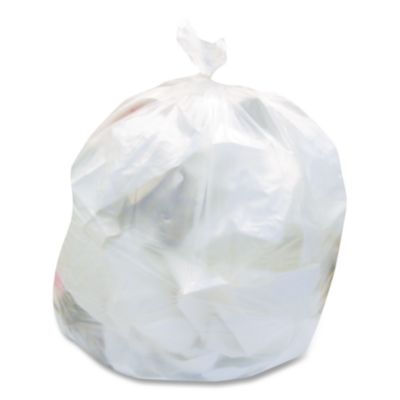 High-Density Waste Can Liners, 4 gal, 6 mic, 17" x 18", Natu