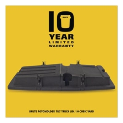 BRUTE Rotomolded Tilt Truck Lid, 35.01 x 70.7 x 9.5, Black