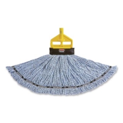 Invader Fiberglass Side-Gate Wet-Mop Handle, 60", Gray/Yello