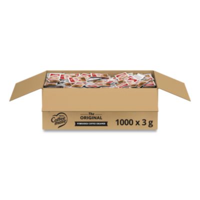 Powdered Creamer Packets, Original, 0.1 oz Packet, 1,000/Car
