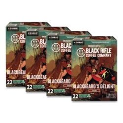 Blackbeards Delight Coffee K-Cups, 22/Box, 4 Boxes/Carton