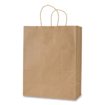Get Reddi Paper Bags, Pulse Size, 60# Basis Weight, Twisted 