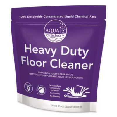 Aqua ChemPacs Heavy Duty Floor Cleaner, Lavender Scent, 100