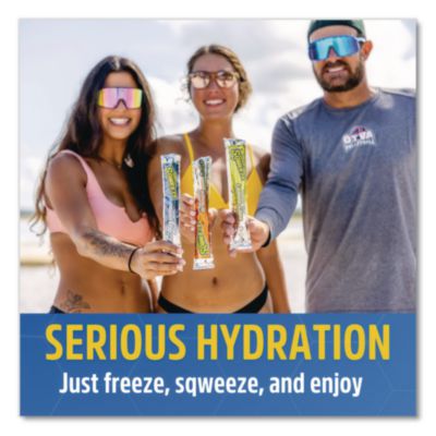 Sqweeze Freeze Pops, Assorted Flavors, 3 Oz Packets, 150/car
