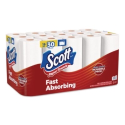 Choose-A-Sheet Kitchen Roll Paper Towels, Double Roll, 1-Ply