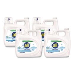 Free Clear HE Laundry Detergent, 118 oz Bottle, 4/Carton