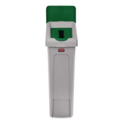 Slim Jim Recycling Station Kit, 1-Stream Paper, 23 gal, Plas