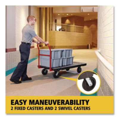 Heavy-Duty Platform Truck Cart, 2,000 Lb Capacity, 24 X 48 P