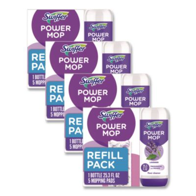 PowerMop Cleaning Solution and Pads Refill Pack, Lavender Sc