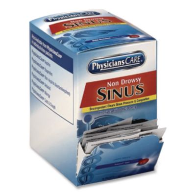 Non-Drowsy Sinus Decongestant Congestion Medication, One Tab