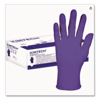 PURPLE NITRILE Exam Gloves, Powder-Free, Small, 6 mil Thick,