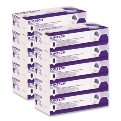 PURPLE NITRILE Exam Gloves, Powder-Free, Small, 6 mil Thick,
