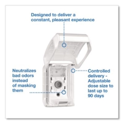 Constant Air Freshener Dispenser, 3.93 x 4.72 x 5.98, Black,