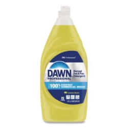 Manual Pot/Pan Dish Detergent, Lemon Scent, 38 oz Bottle, 8/
