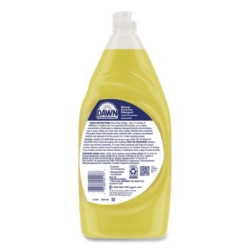 Manual Pot/Pan Dish Detergent, Lemon Scent, 38 oz Bottle, 8/